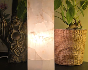 Onyx Table Lamp - 12 Inch Natural Lamp from Mexico