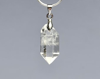 Herkimer Diamond Pendant with Free Chain