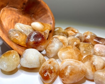 Citrine Tumbled Stones - High Grade