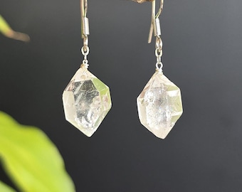 Herkimer Diamond Dangle Earrings
