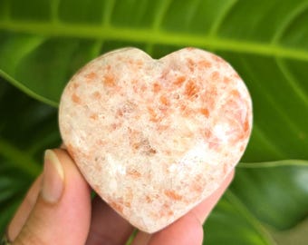 Sunstone Crystal Heart