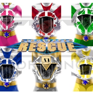 Lightspeed Rescue Helmet Prints