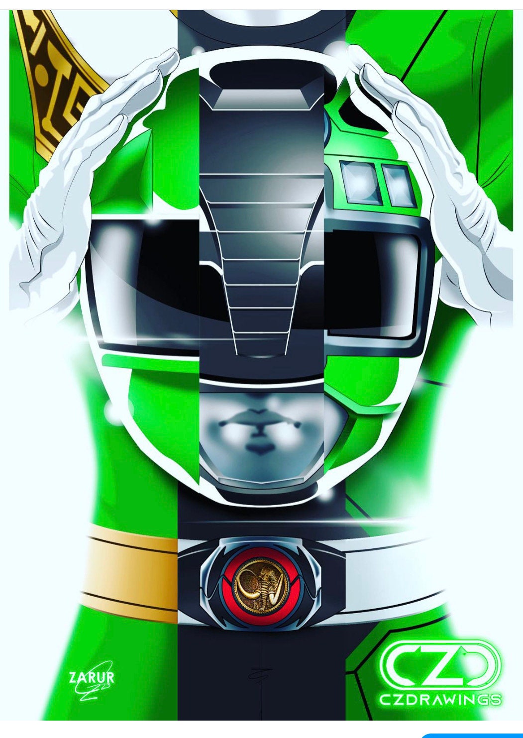 Tri-power Rangers - Etsy