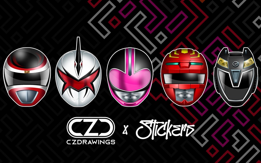 Fan Favorite Power Ranger Stickers - Etsy