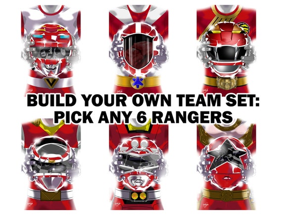 Build Your Own Team: Pick 6 Rangers - Etsy