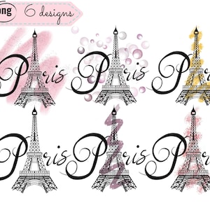 Eiffel png, Paris Valentine's day png clipart