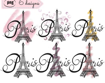 Eiffel png, Paris Valentine's day png clipart