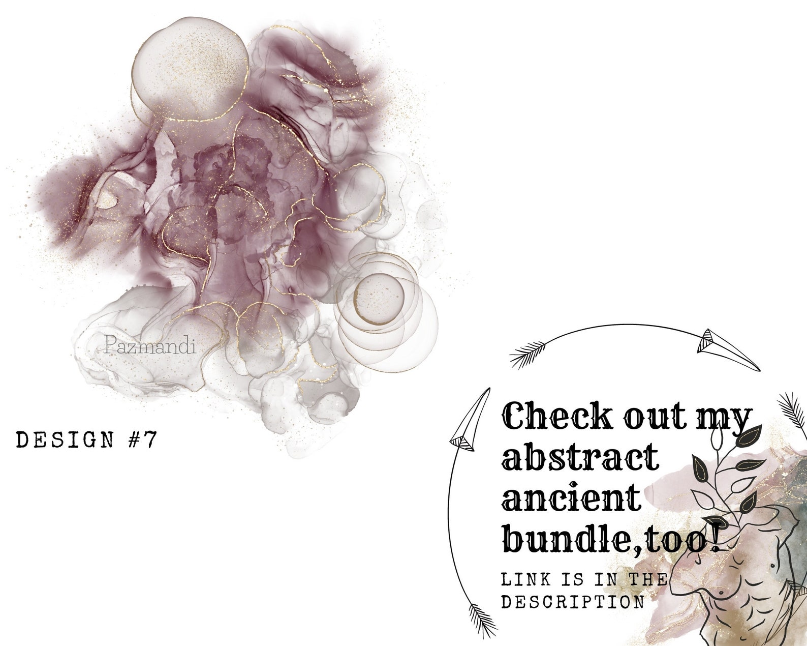 Alcohol Ink Overlay Png, Abstract Frame, Commercial Use Png - Etsy