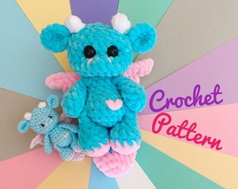 NO SEW Bubu the Dragon crochet pattern [English only] skill level - difficult!