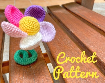 Flower Crochet Pattern Amigurumi [ENGLISH ONLY]