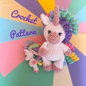 Luna the Unicorn Crochet Pattern Amigurumi [ENGLISH ONLY] [Difficult]