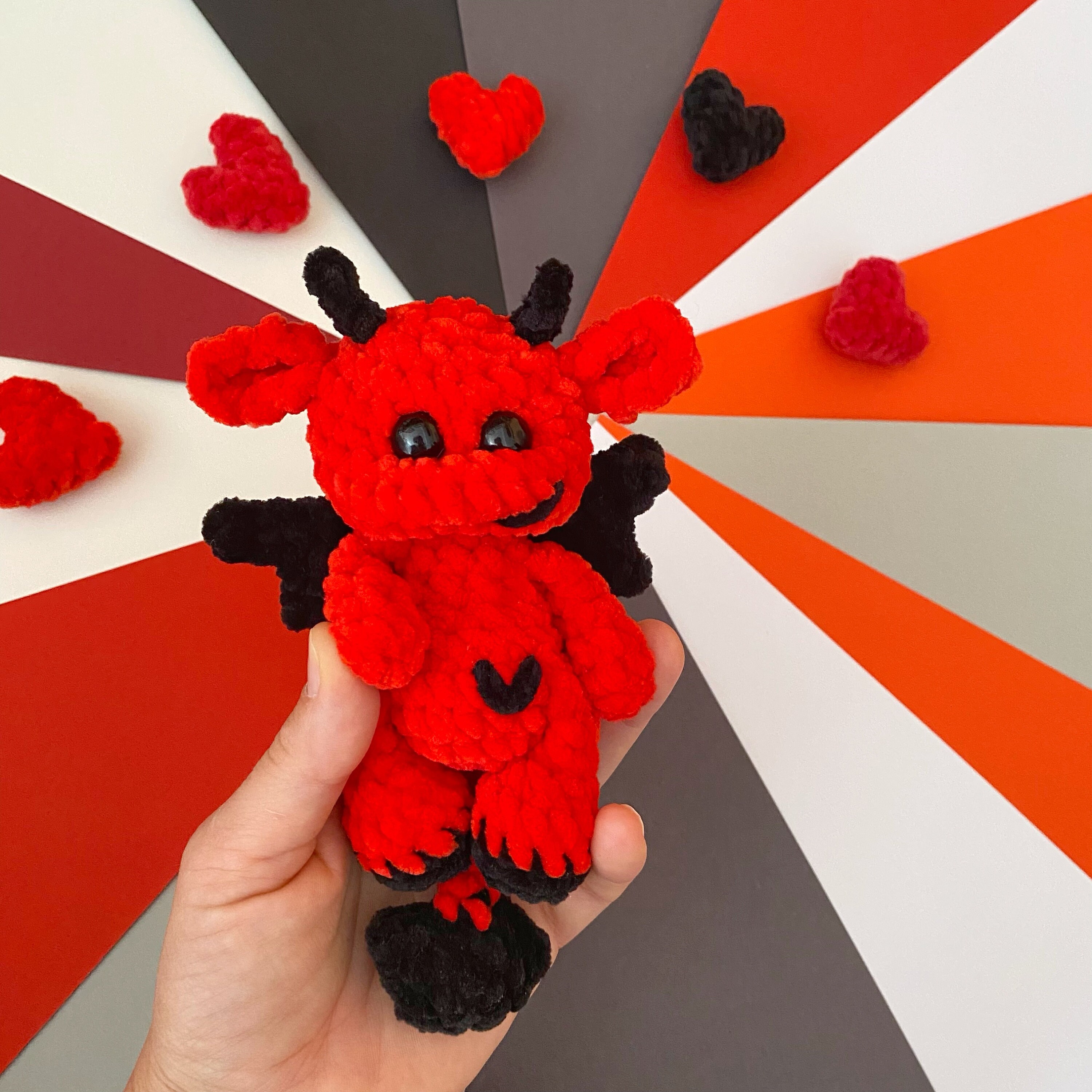 NO SEW Impy the Devil Crochet Pattern [english Only], Skill Level ...
