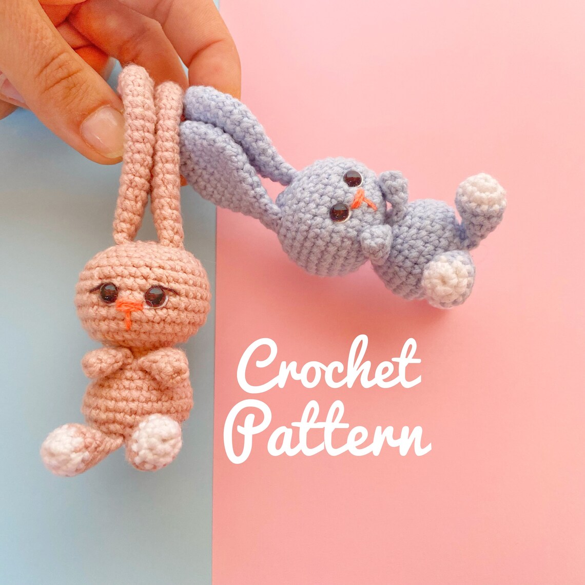 NO SEW Rabbit Crochet Pattern Bunny Crochet Tutorial - Etsy