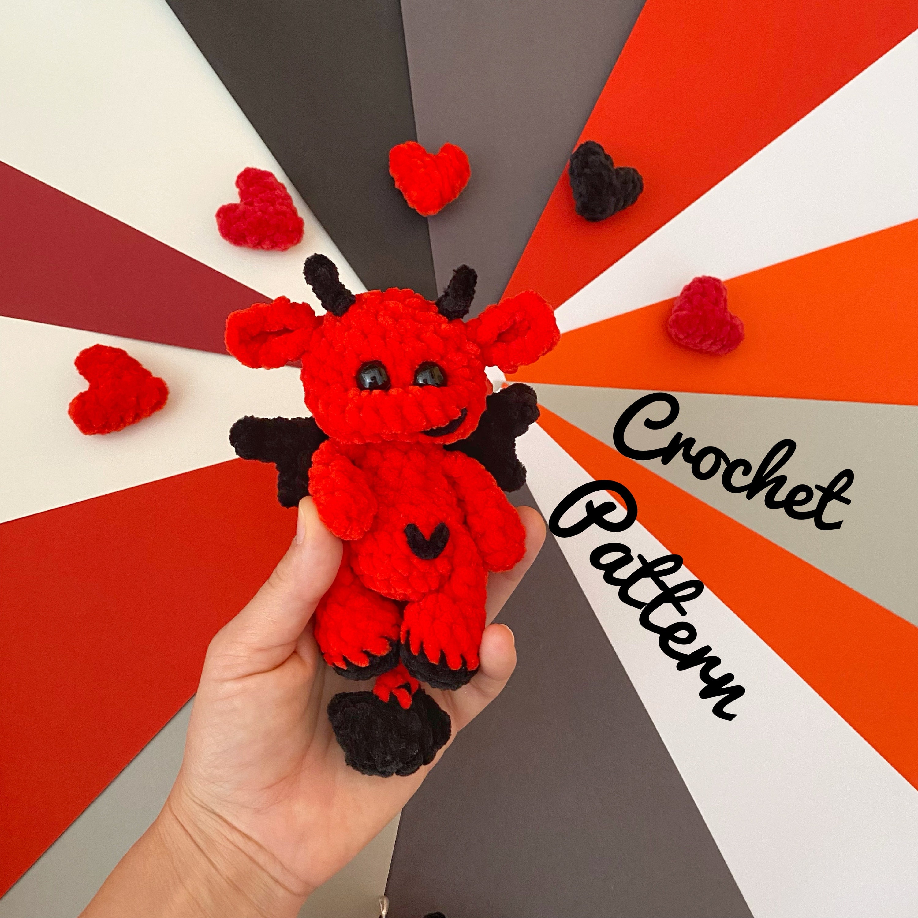 NO SEW Impy the Devil Crochet Pattern [english Only], Skill Level ...