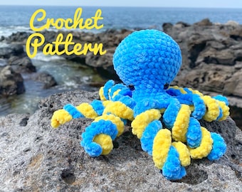 Oktopus Amigurumi Häkelanleitung, Tutorial häkeln Amigurumi Oktopus