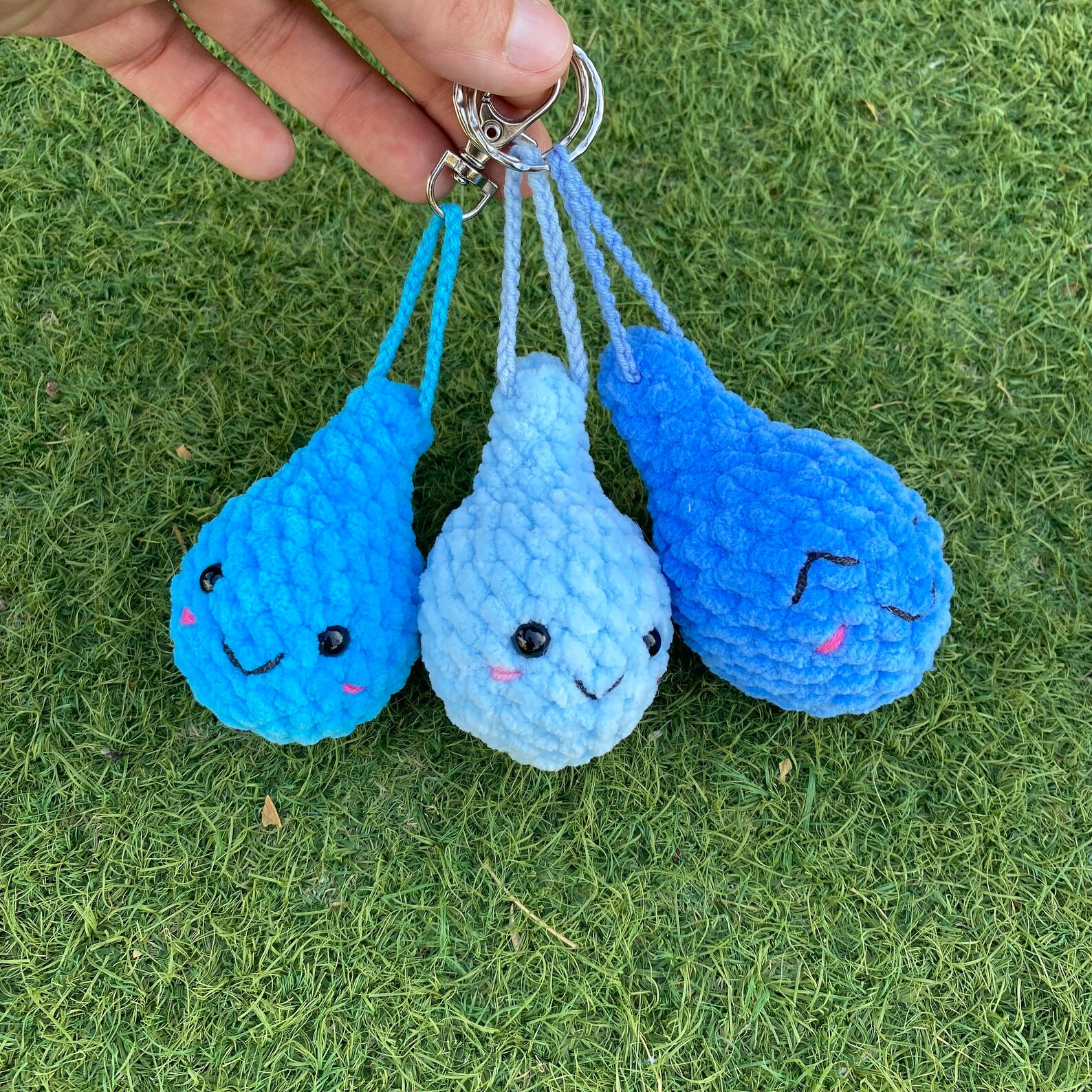 NO SEW Weather Friends Crochet Pattern [ENGLISH Only], Weather Keychain ...