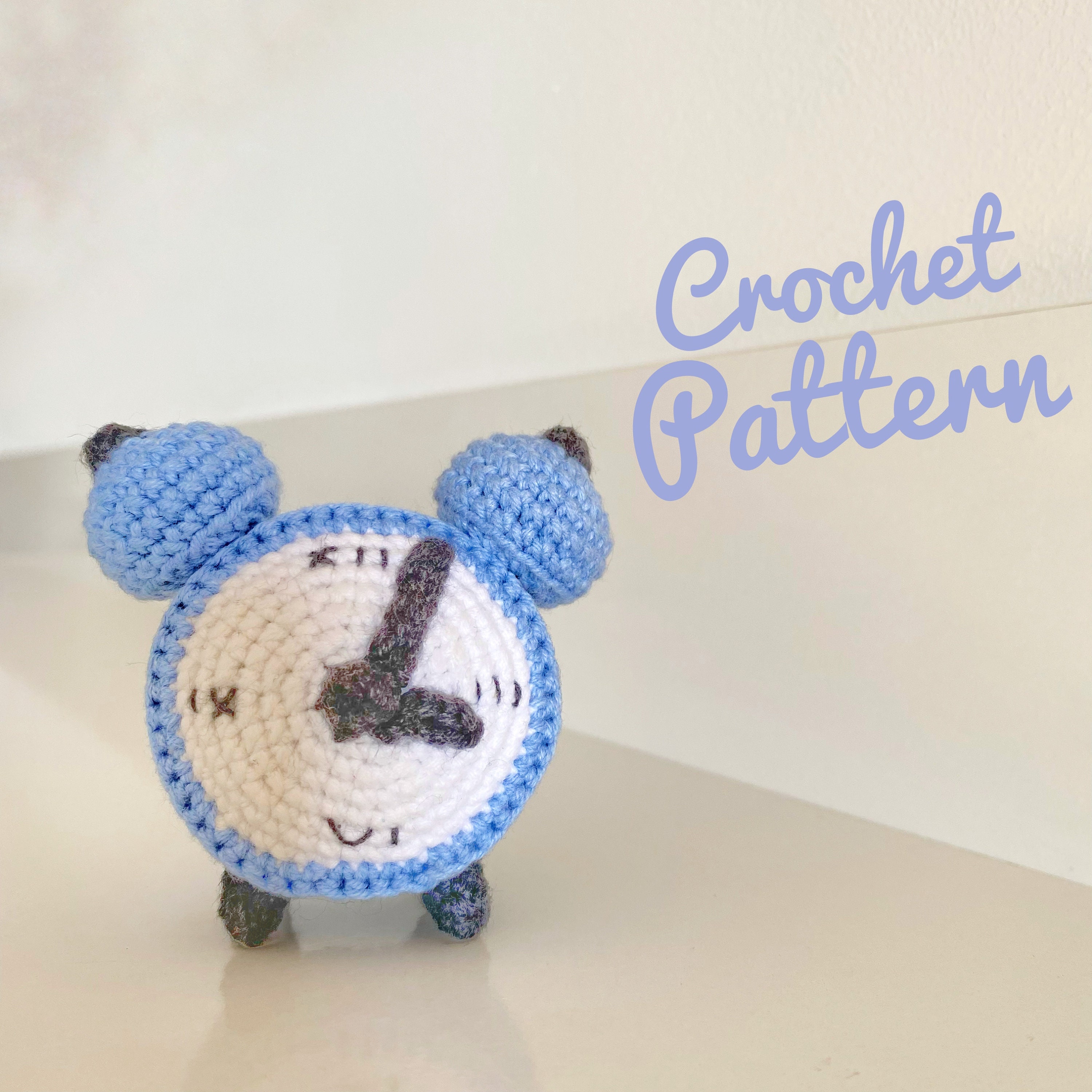 30 Crochet Clock Patterns That Keep Time in Handmade Style 8 Little Alarm Clock Amigurumi Pattern
