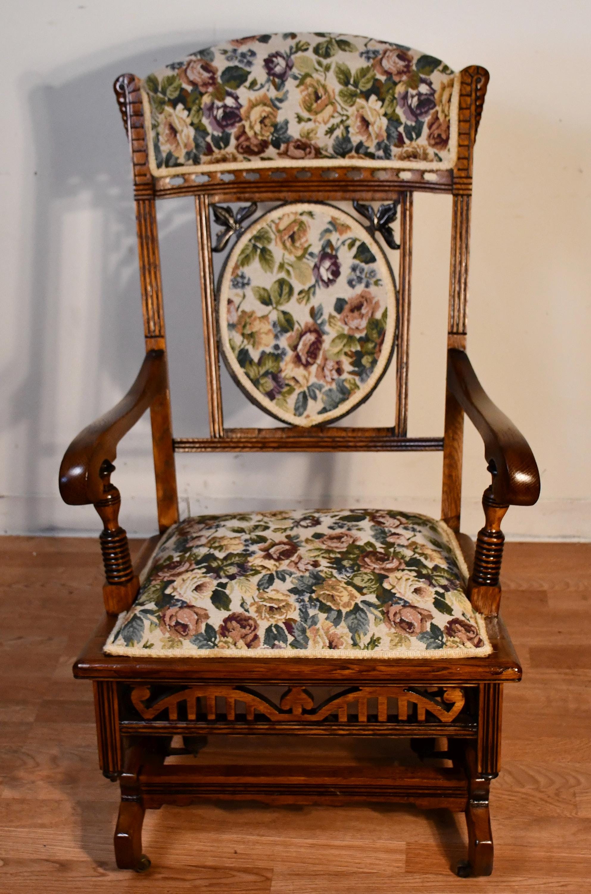 Carved Oak Chairs - Etsy