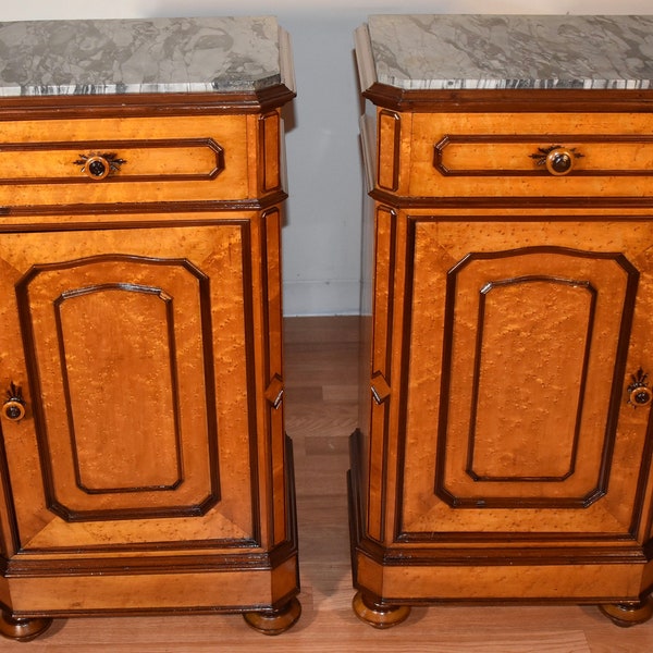 Antique Maple Nightstands Etsy