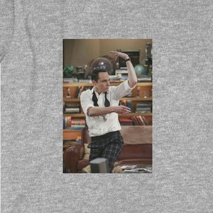 Sheldon&#39;s Moves - The Big Bang Theory series -  Unisex Soft Style Cotton Tee