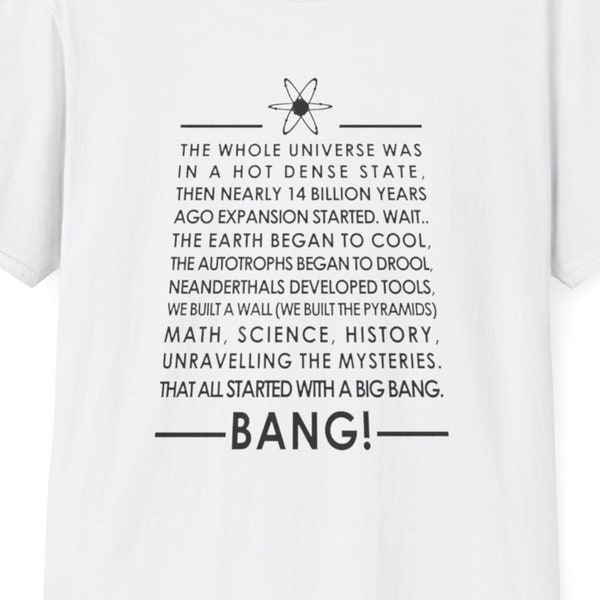 Sing It - The Big Bang Theory series -  Unisex Soft Style Cotton Tee