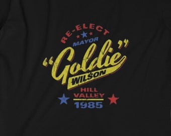 Mayor Goldie Wilson - Back to the Future series -  Unisex Soft Style Cotton Tee