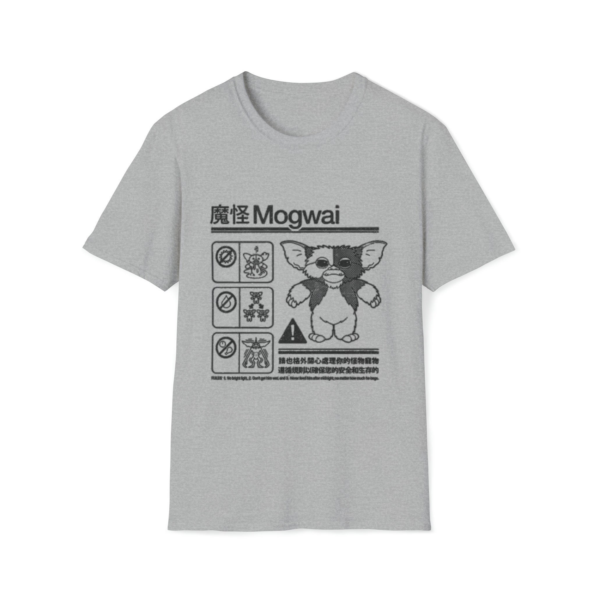 Gremlins Mogwai Owning Rules Guide T-Shirt Adult Gremlins Mogwai Owning Rules Guide T-Shirt Adult