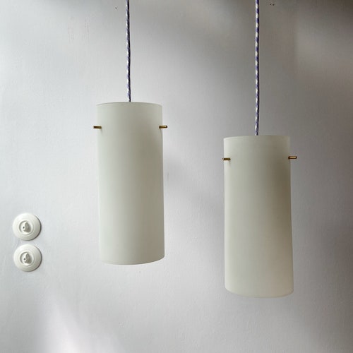 Glass Pendant 1960s Pendant Lamp D.13 shops cm