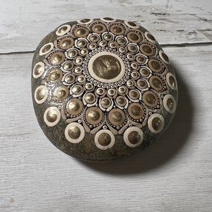 Neutral handpainted rock gift ideas