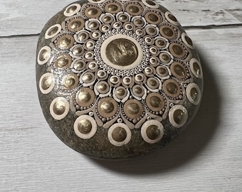 Neutral handpainted rock gift ideas