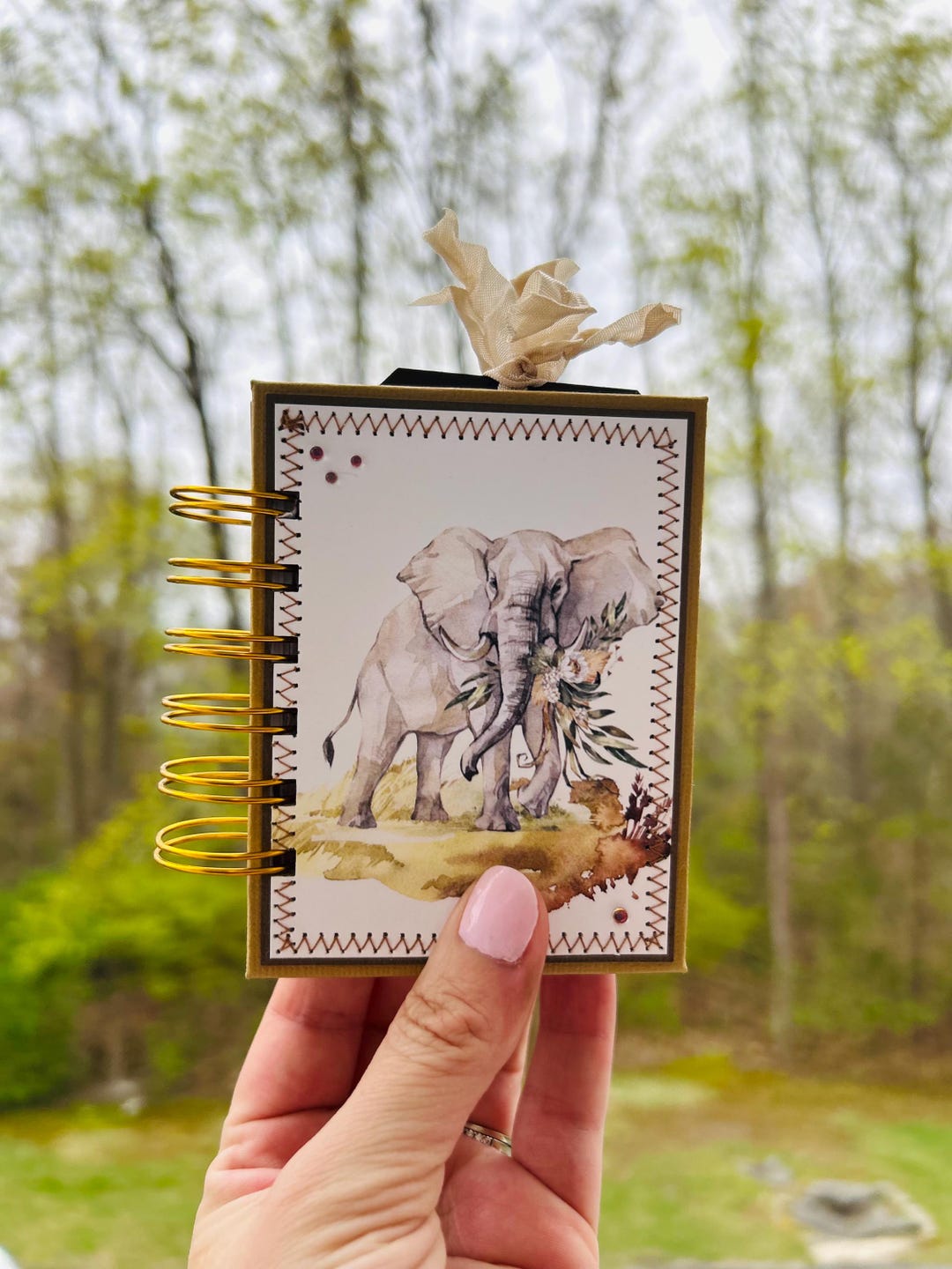 Mini Notebook, Dividers, Divided Notebook, Spiral Notebook, Beautiful ...
