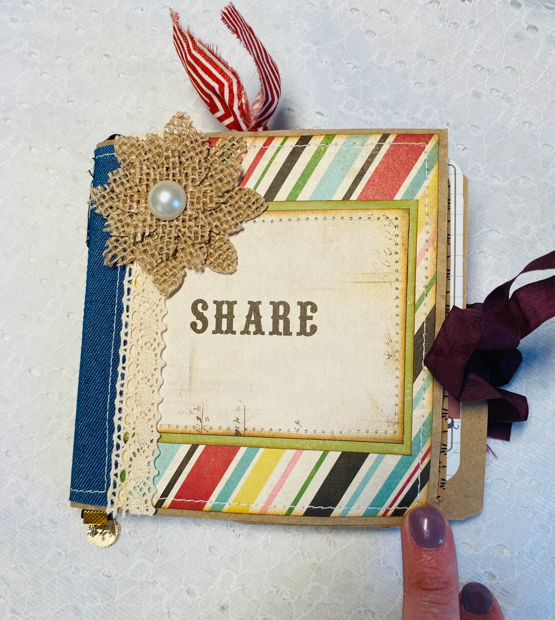 Junk Journal Paper Bag Junk Journal Mini Junk Journal Etsy