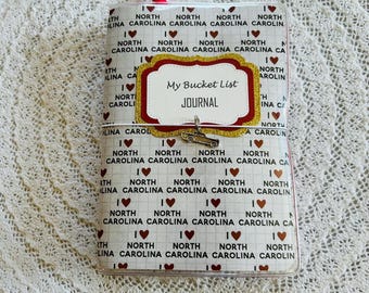 Cashier's Traveler's Notebook, North Carolina TN, Travel Notebook, junk journal, Bucket List TN, stateside notebooks, pretty journal