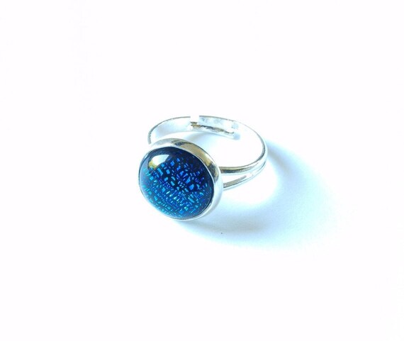 4 cabochon en Royal azul como vidrio CatEye 16 mm