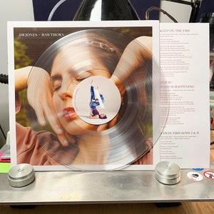12&quot; Custom Record - Clear VINYL Mixtape! Your Song Choices! Free Shipping!