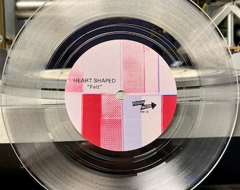 7" Custom Record - Clear VINYL Mixtape! Your Song Choices! Ships Free!