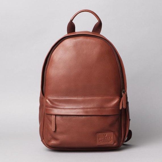 mini leather backpack