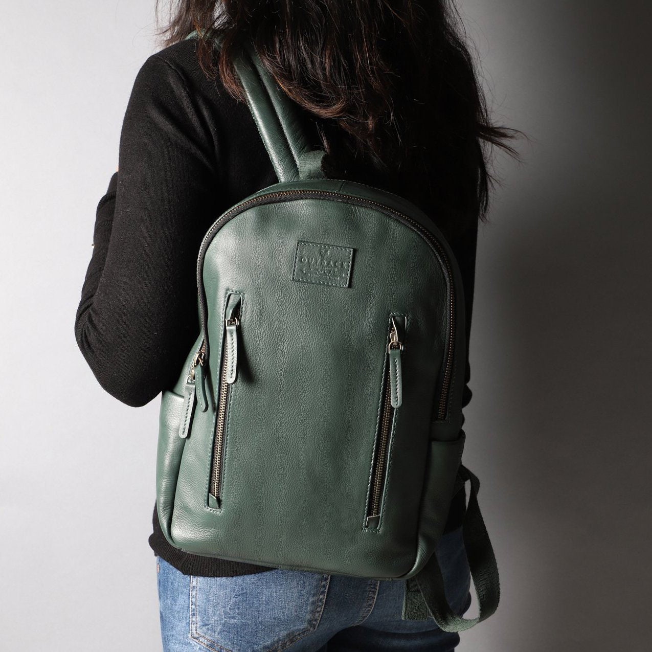 leather backpack womens sale