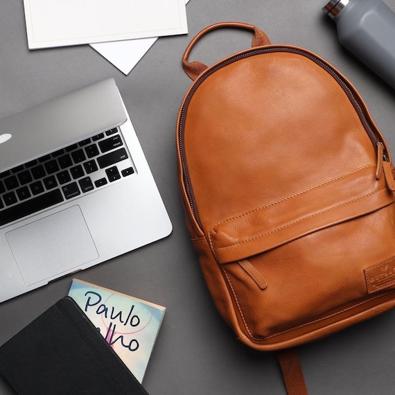 Genuine Leather Handmade Bag Back Pack Rucksack Travel Bag For Men/'s and Women/'s