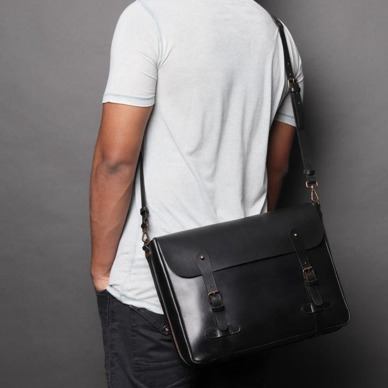 Anniversary Gift Mens Messenger Bag Leather Messenger Bag Leather Messenger Gift For Him Birthday Gift Laptop Messenger Bag