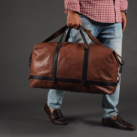 leather travel bag sale