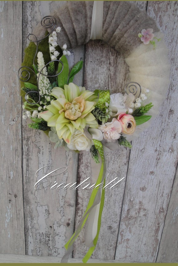 Türkranz Türschmuck Kranz Dekokranz Frühling Frühlingskranz