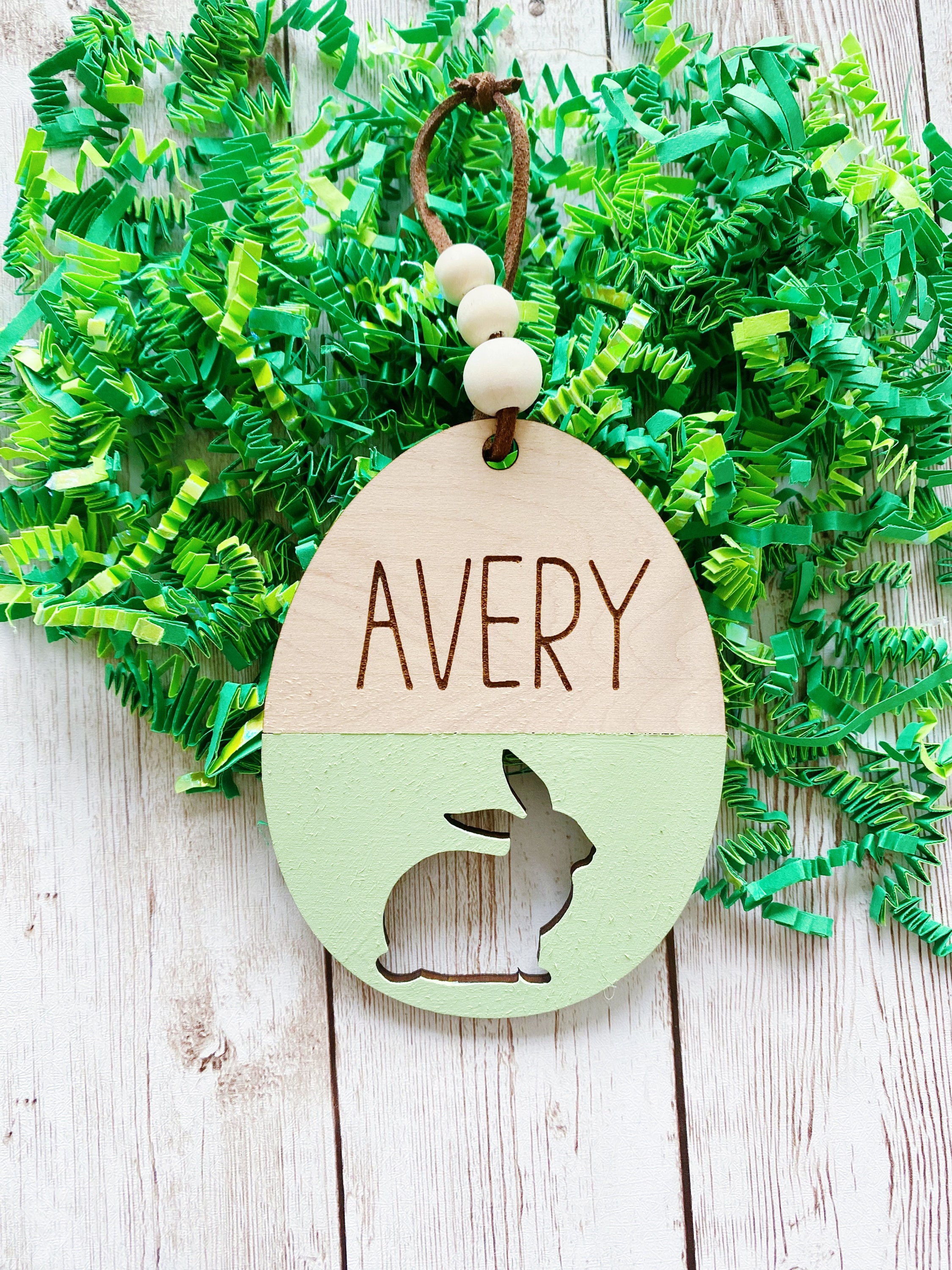 Personalized Easter Basket Tag, Easter Bunny Basket Tag, Kids Easter Tag, Easter Basket Sign, Wood Easter Basket Name Tag, Kids Name Easter