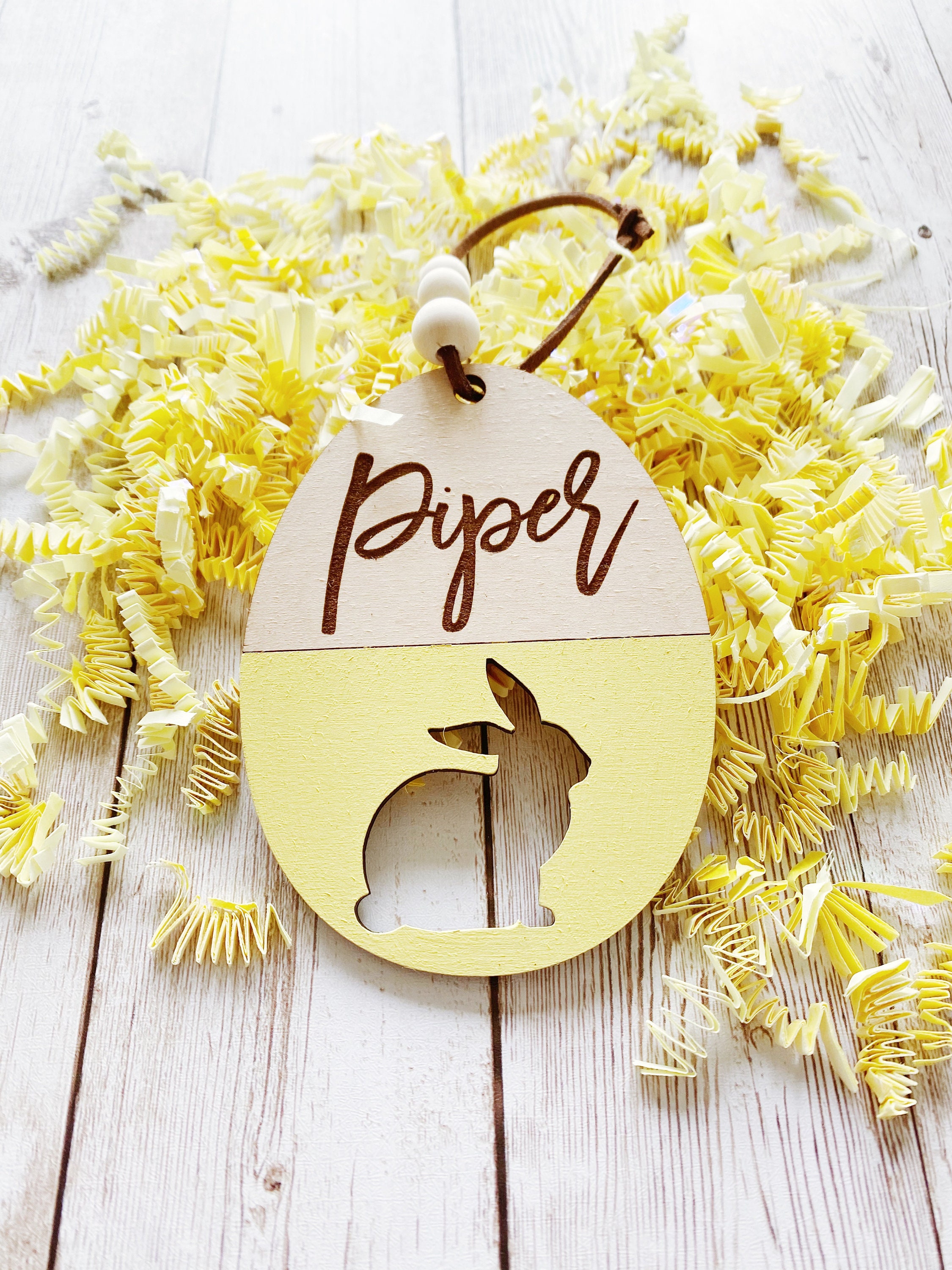 Personalized Easter Basket Tag, Easter Bunny Basket Tag, Kids Easter Tag, Easter Basket Sign, Wood Easter Basket Name Tag, Kids Name Easter
