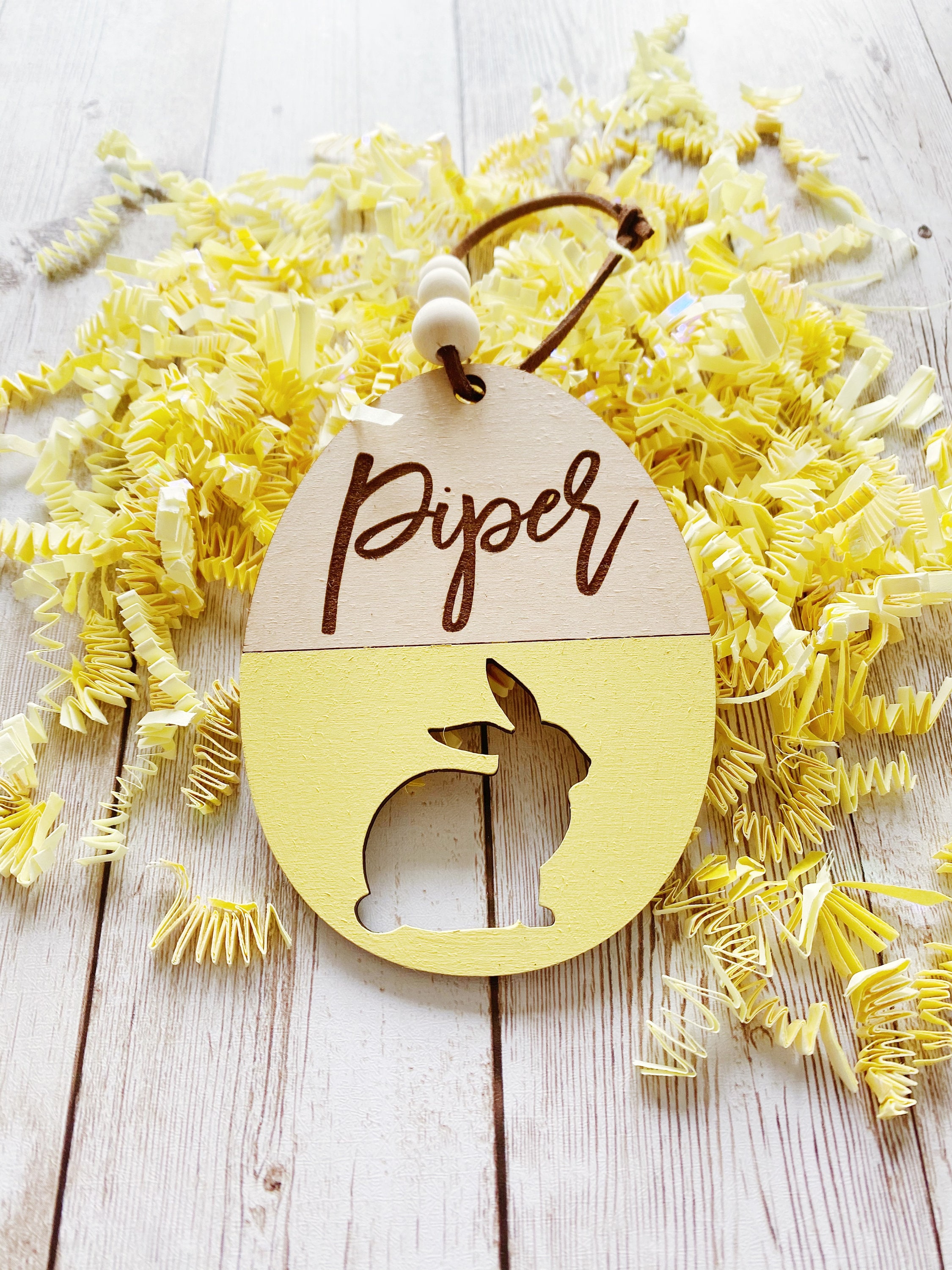 Personalized Easter Basket Tag, Easter Bunny Basket Tag, Kids Easter Tag, Easter Basket Sign, Wood Easter Basket Name Tag, Kids Name Easter