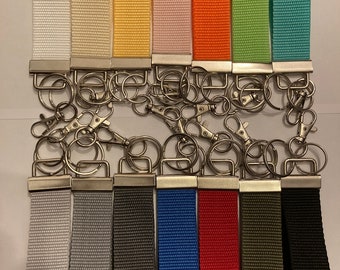 Schlüsselband Lanyard Schlüsselanhänger Gurtband unifarben