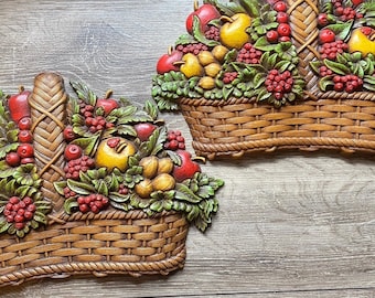 Vintage 70s Burwood Products Decorative Wall Hangings - Etsy