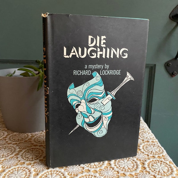 Die Laughing by Richard Lockridge • Lippincott - Vintage Horror Novel Pre-Owned Used - Book Club Edition - Hardcover / Dust Jacket