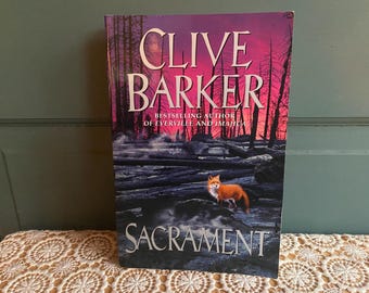 Clive Barker: The Sacrament  - Vintage Paperback - See Photos