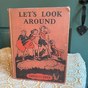 Vintage Children&#39;s Hardcover Textbook Macmillan Publishing